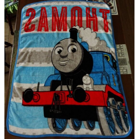 Thomas the Train Fleece Blanket Throw Soft Plush Kids - Picture 2 of 2